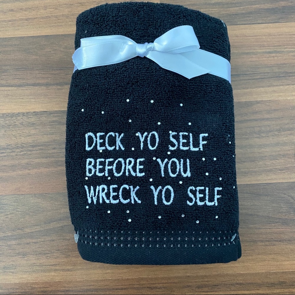 Christmas holiday towel secret Santa gift